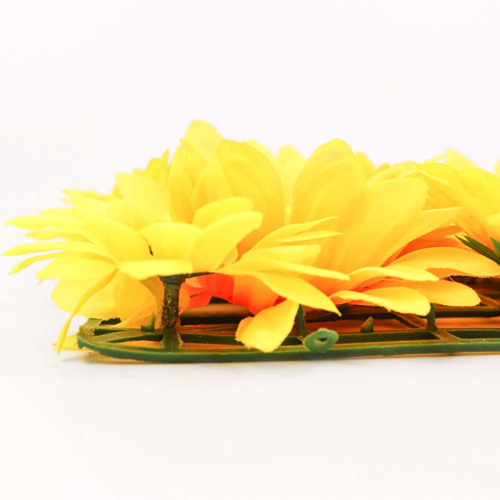 11 Sq ft. Artificial Sunflower Wall Mat Backdrop, Flower Wall Decor, Indoor Outdoor UV Protected - 4 Artificial Panels - Bell Racket Store