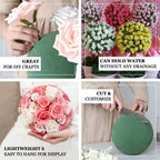 12" Green DIY Flower Arrangements Craft Foam Ball, Smooth Floral Foam Ball - Bell Racket Store