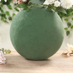 12" Green DIY Flower Arrangements Craft Foam Ball, Smooth Floral Foam Ball - Bell Racket Store