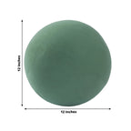 12" Green DIY Flower Arrangements Craft Foam Ball, Smooth Floral Foam Ball - Bell Racket Store