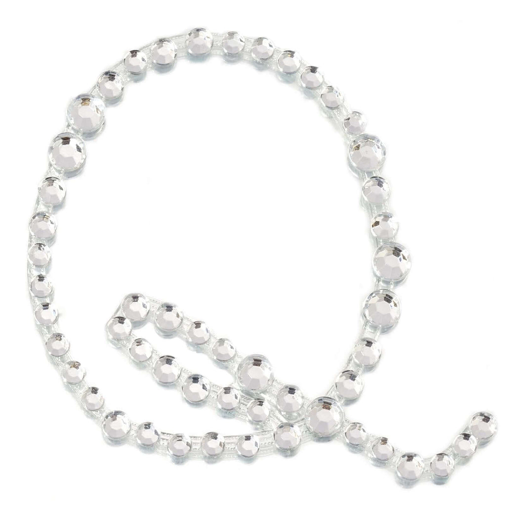 12 Pack 1.5" Clear Rhinestone Monogram Letter Jewel Sticker Self Adhesive DIY Diamond Decor - Q