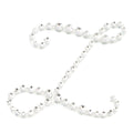 12 Pack 1.5" Clear Rhinestone Monogram Letter Jewel Sticker Self Adhesive DIY Diamond Decor - Z