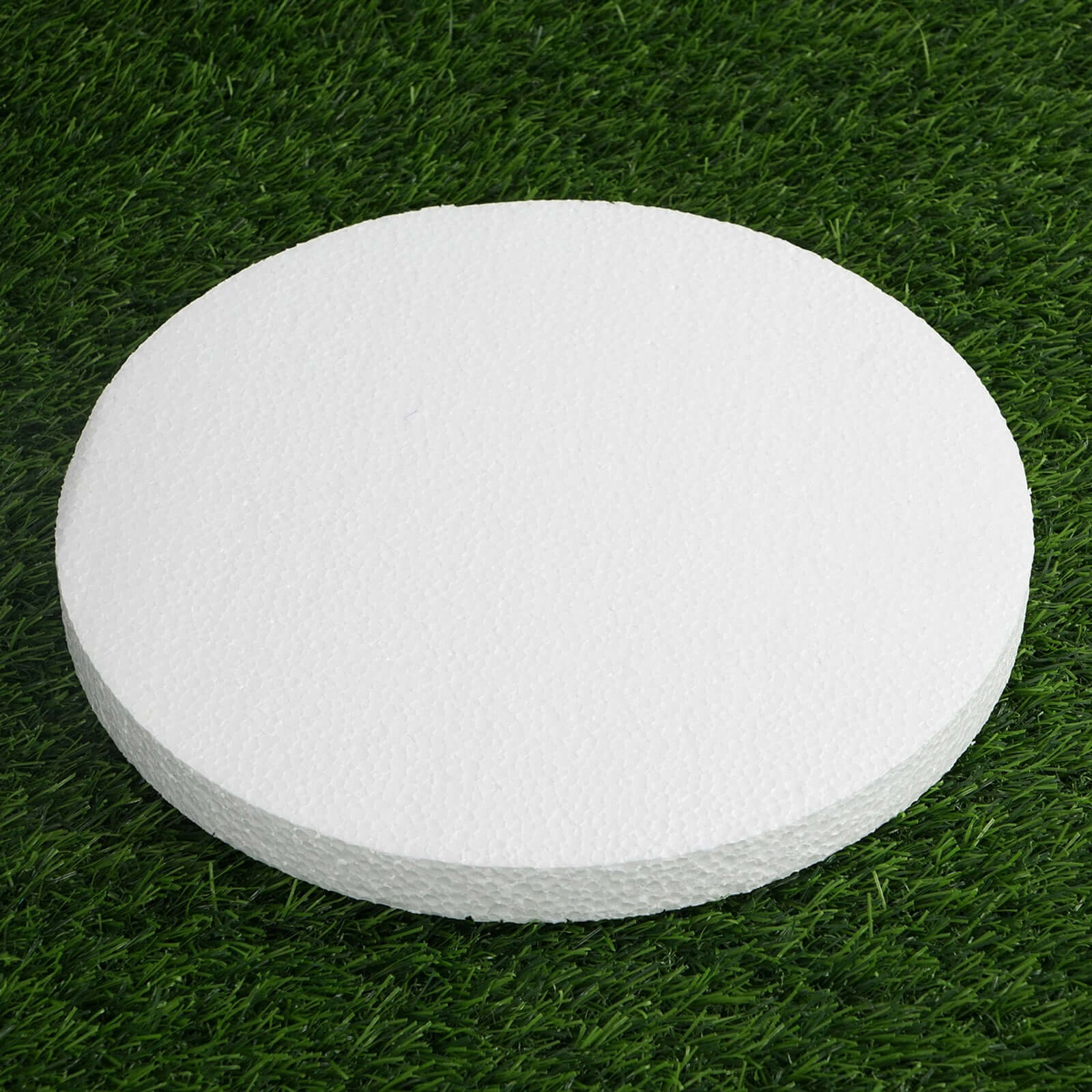 12 Pack 10" White StyroFoam Disc, DIY Polystyrene Foam Craft Supplies