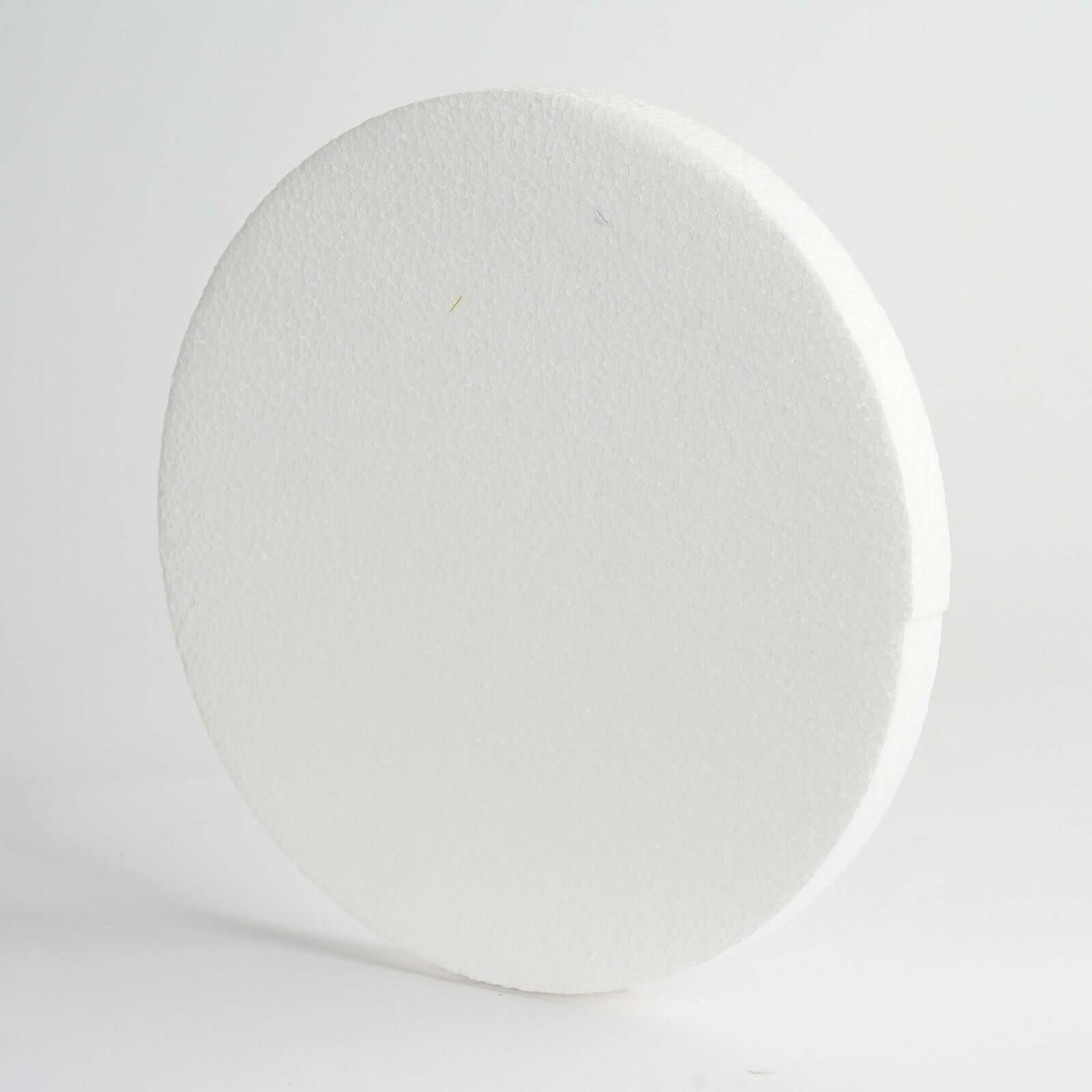 12 Pack 10" White StyroFoam Disc, DIY Polystyrene Foam Craft Supplies - NestOCart