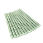 12 Pack 11" Sage Green Premium Unscented Spiral Wax Taper Candles, Long Burn Wick Dinner Candle Sticks - Bell Racket Store