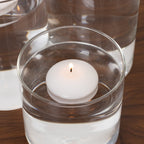 12 Pack 2" White Floating Candles â€“ Unscented Dripless Long - Lasting Disc Wax Candles for Weddings & Table DÃ©cor - Bell Racket Store