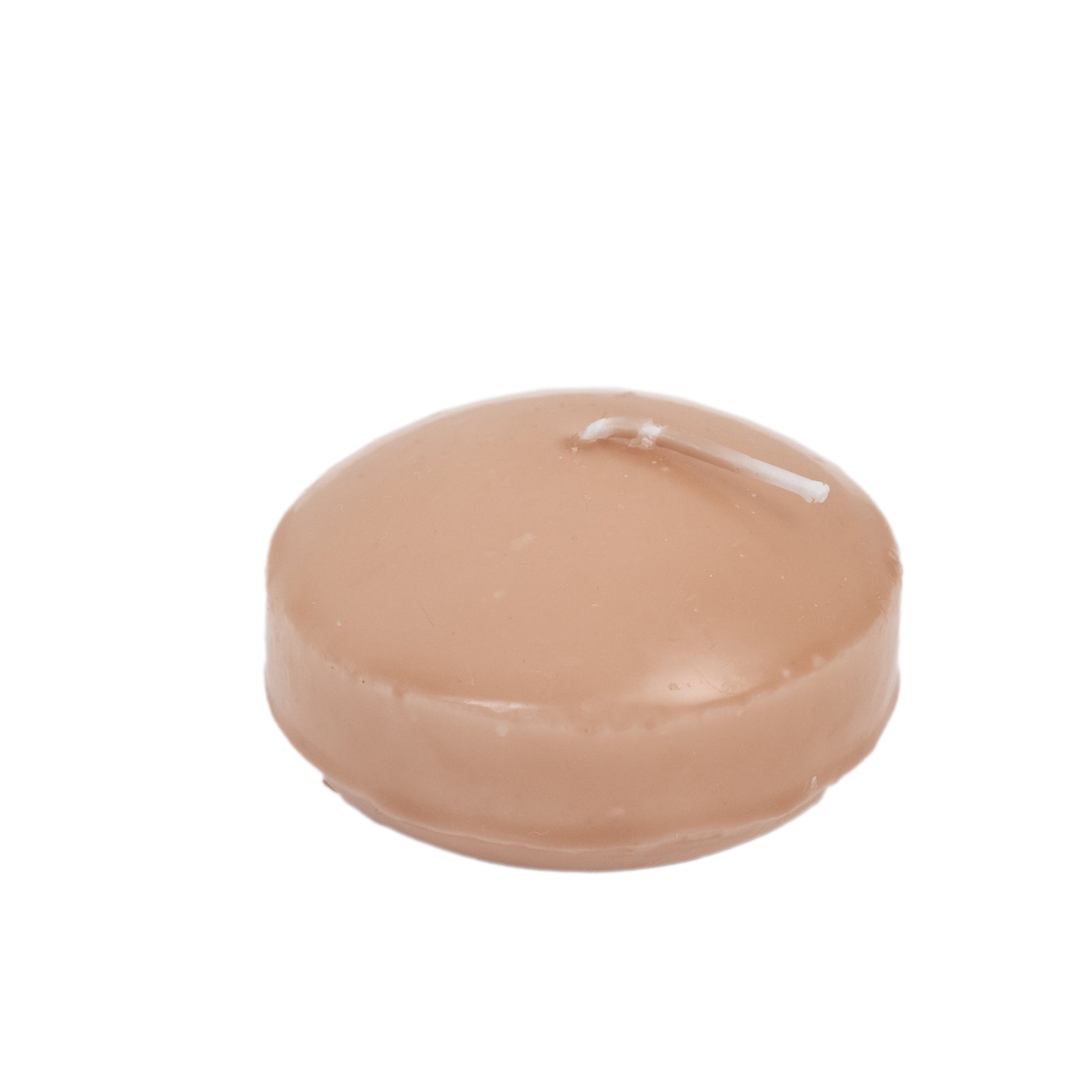 12 Pack 3" Beige Floating Candles, Unscented Dripless Wax Discs for Centerpieces - Bell Racket Store