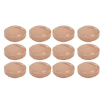 12 Pack 3" Beige Floating Candles, Unscented Dripless Wax Discs for Centerpieces - Bell Racket Store