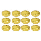 12 Pack 3" Gold Floating Candles, Unscented Dripless Wax Discs for Centerpieces - Bell Racket Store