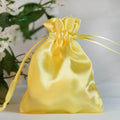 12 Pack 3"x4" Gold Satin Drawstring Pouch Wedding Party Favor Gift Bags
