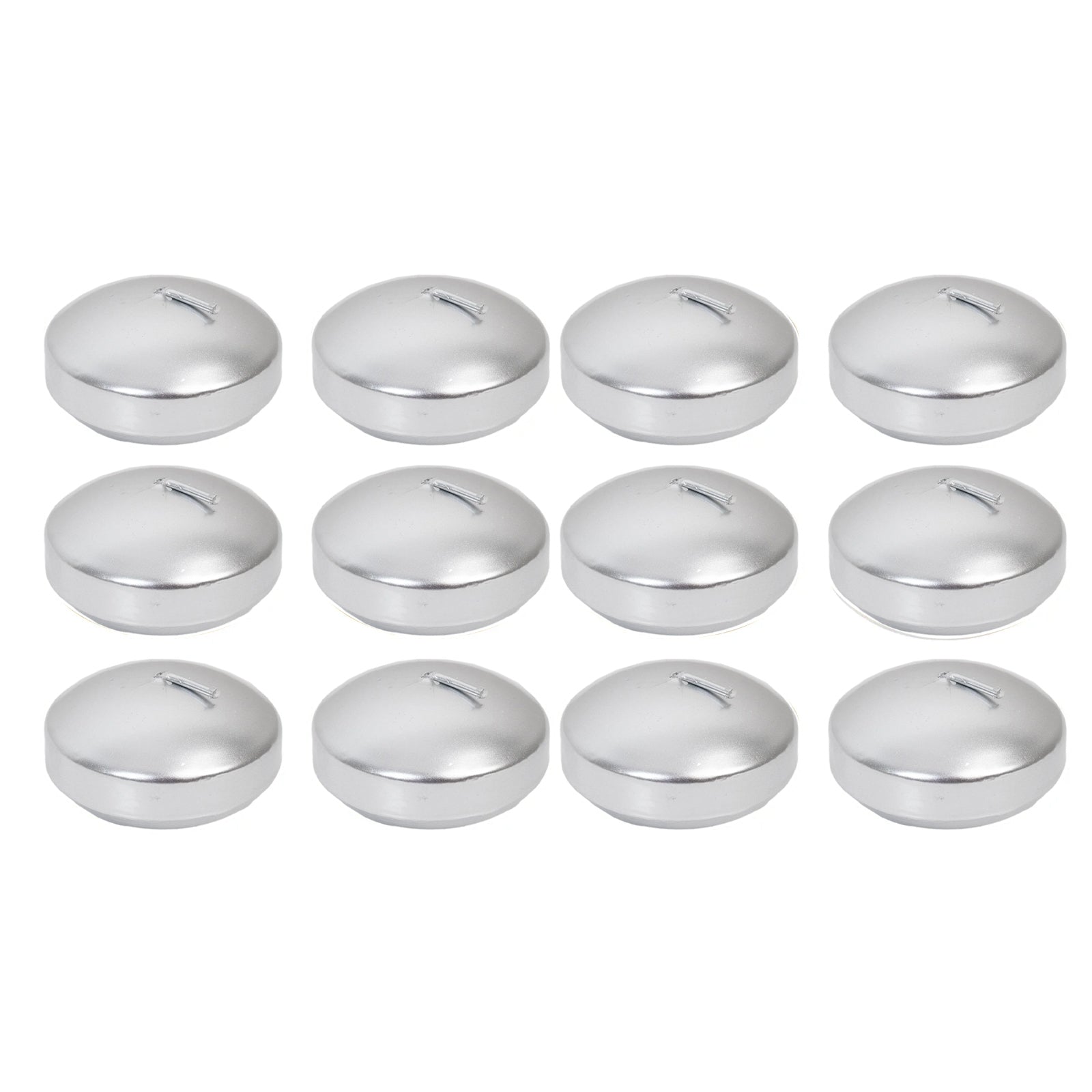 12 Pack 3" Silver Floating Candles, Unscented Dripless Wax Discs for Centerpieces - Bell Racket Store