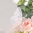 12 - Pack 3D Butterfly Wall Decals, DIY Removable Mural Stickers White Cake Decorations Eye - Catching Design - Bell Racket Store