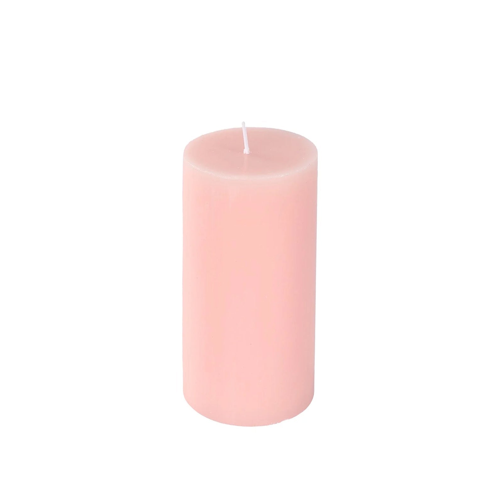12 - Pack 3"x6" Unscented Dripless Pillar Candles â€“ Blush Long - Burning Paraffin Wax with Cotton Wicks - Bell Racket Store