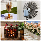 12 - Pack 3"x6" Unscented Dripless Pillar Candles â€“ Blush Long - Burning Paraffin Wax with Cotton Wicks - Bell Racket Store