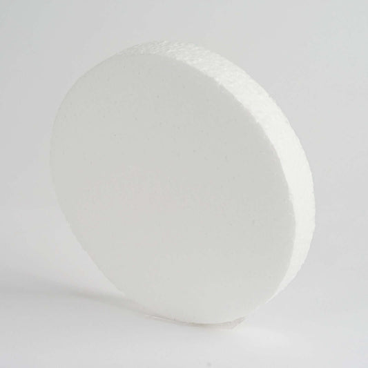 12 Pack 8" White StyroFoam Disc, DIY Polystyrene Foam Craft Supplies - NestOCart