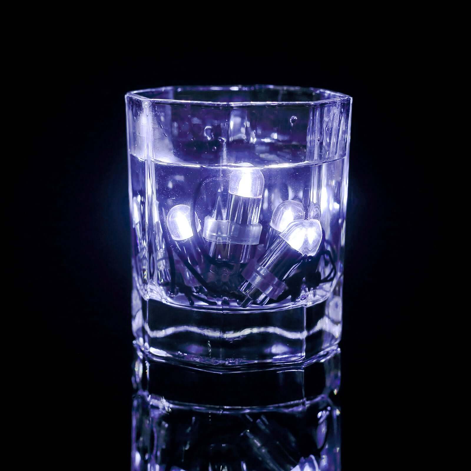 12 - Pack Balloon Lights Bullet Design White - Waterproof LED Centerpiece Filler Lights - NestOCart