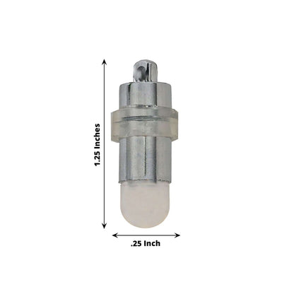 12 - Pack Balloon Lights Bullet Design White - Waterproof LED Centerpiece Filler Lights - NestOCart