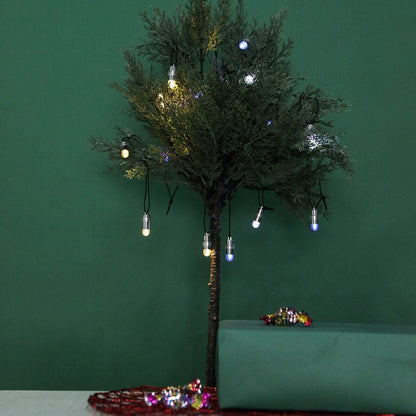 12 - Pack Balloon Lights Bullet Design White - Waterproof LED Centerpiece Filler Lights - NestOCart