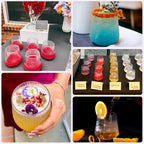 12 - Pack Clear Plastic Stemless Wine Glasses â€“ 12oz Ribbed Design, Reusable Shatterproof Cocktail Tumblers - Bell Racket Store