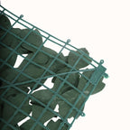 12 Pack Dark Green Artificial Ivy Hedge Privacy Screen Fence Wall Panel, Faux Leaf Greenery Backdrop Garden Decor - 32 Sq. ft. - Bell Racket Store