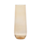 12 Pack Plastic Champagne Glasses in Amber Gold, Reusable Lightweight Champagne Flutes 9oz - Bell Racket Store