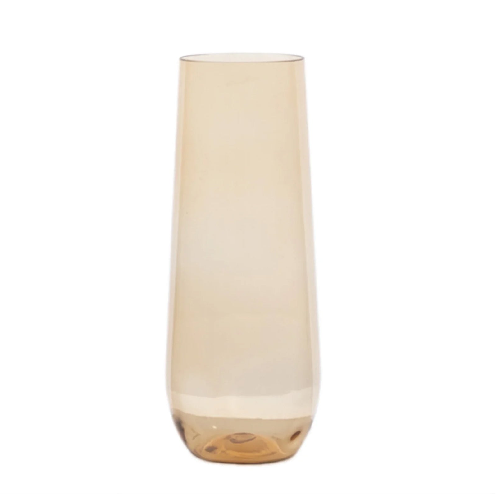 12 Pack Plastic Champagne Glasses in Amber Gold, Reusable Lightweight Champagne Flutes 9oz - Bell Racket Store