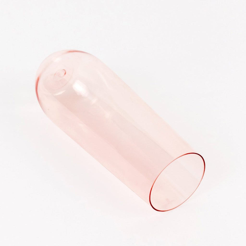 12 Pack Plastic Champagne Glasses in Transparent Blush, Reusable Lightweight Champagne Flutes 9oz - Bell Racket Store