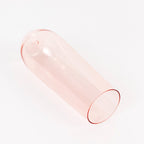 12 Pack Plastic Champagne Glasses in Transparent Blush, Reusable Lightweight Champagne Flutes 9oz - Bell Racket Store