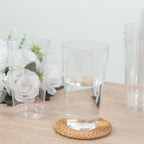 12 - Pack Plastic Party Cups Clear - Durable Disposable Tumblers for Drinks 17oz 5.5" - Bell Racket Store