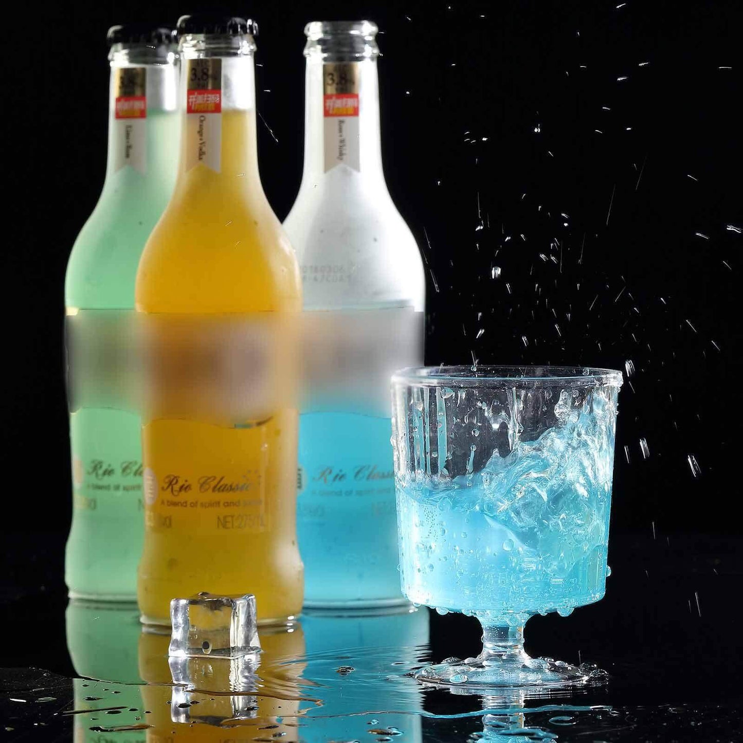 12 - Pack Plastic Wine Glasses Clear Short Stem - Durable Disposable Drinkware for Wine 8oz - NestOCart