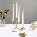 12 - Pack Taper Candles Premium Wax Design Metallic Pearl White - Unscented Candles for Upscale Settings 10" - Bell Racket Store