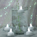 12-Pack Tealight Candles Flameless Design Cool White - Waterproof Floating LED Lighting