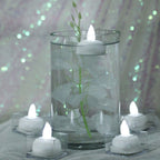 12-Pack Tealight Candles Flameless Design Cool White - Waterproof Floating LED Lighting