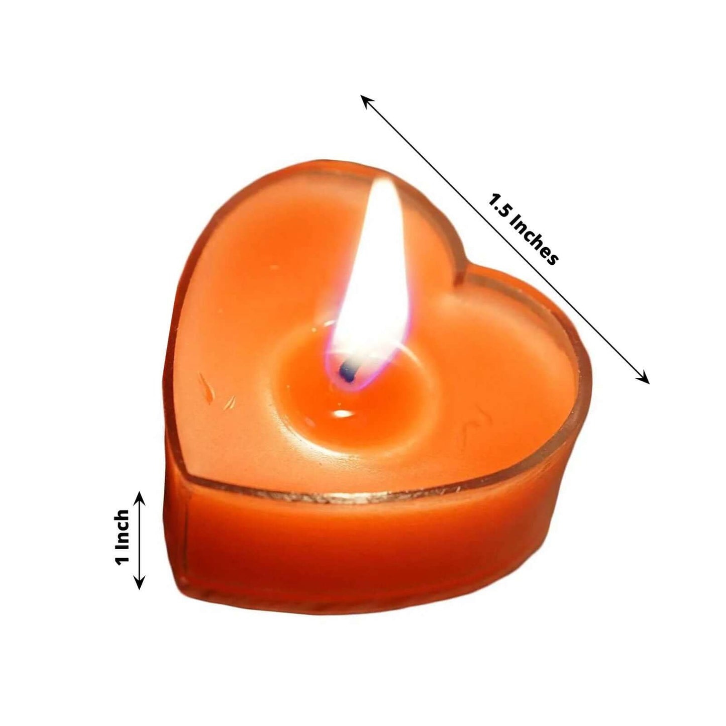 12 - Pack Tealight Candles Heart Shaped Design Red - Valentines Decor for Romantic Settings Mini - NestOCart