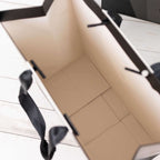 12 Pack White Black Tuxedo Paper Party Favor Goodie Bags With Satin Handles, Reusable Wedding Gift Tote Bags - 8"x9" - Bell Racket Store