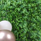 12 Sq. ft. Artificial Boston Fern Eucalyptus Boxwood Greenery Garden Wall, Grass Backdrop Mat, Indoor Outdoor UV Protected Assorted Foliage - 4 Panels - Bell Racket Store