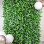 12 Sq. ft. Artificial Boston Fern Eucalyptus Boxwood Greenery Garden Wall, Grass Backdrop Mat, Indoor Outdoor UV Protected Assorted Foliage - 4 Panels - Bell Racket Store