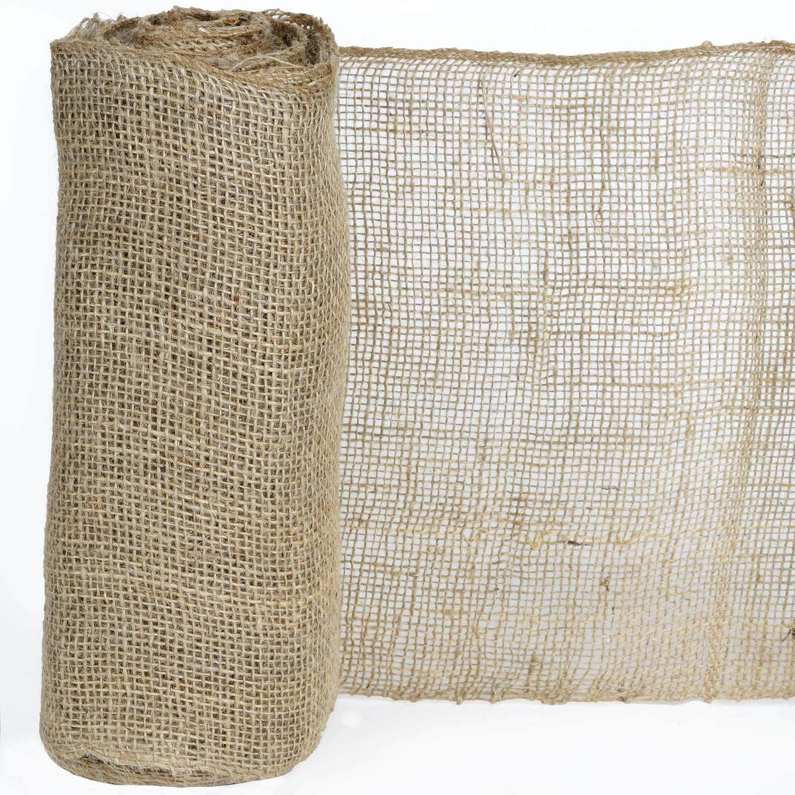 12"x10 Yards Natural Jute Burlap Fabric Roll, DIY Craft Fabric - NestOCart