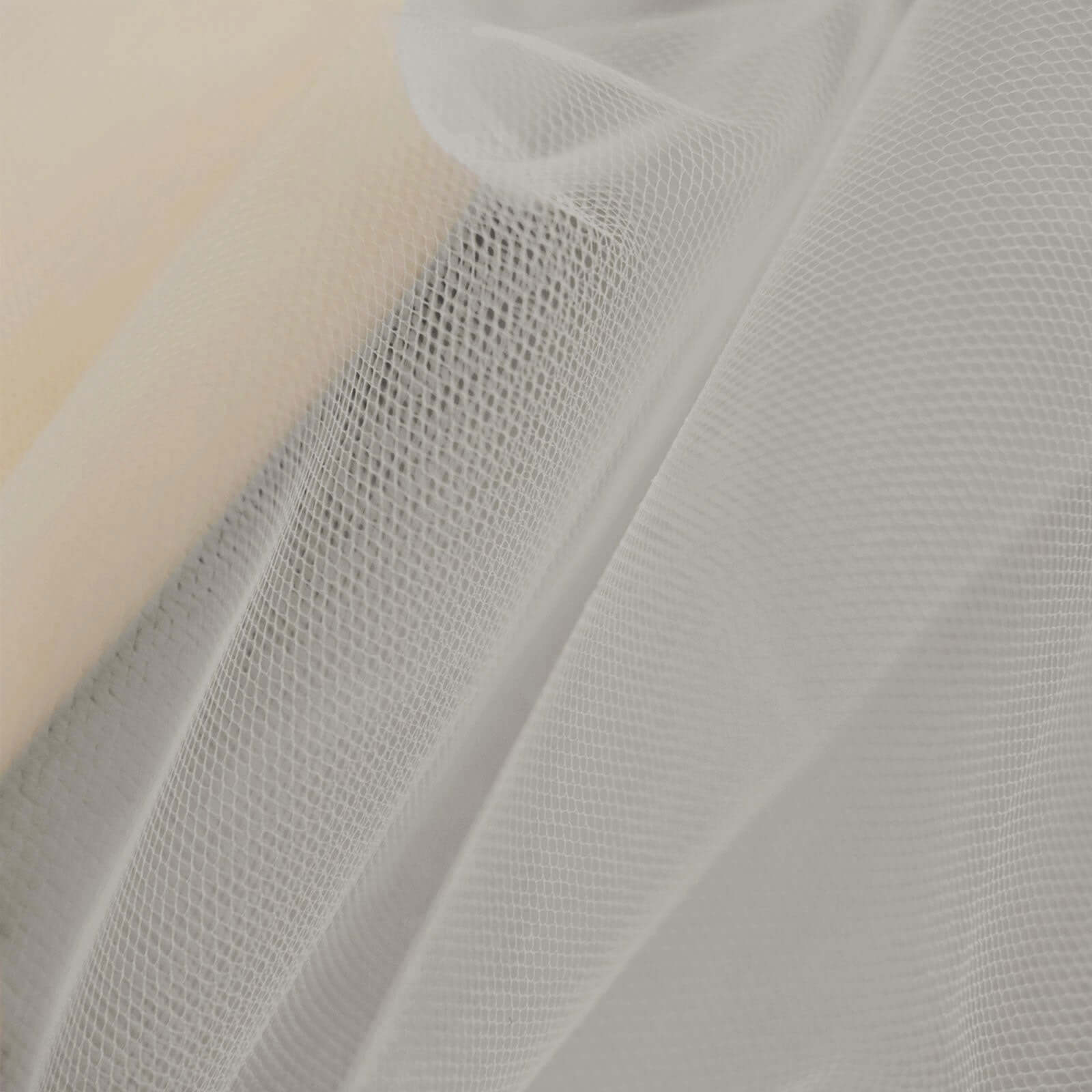 12"x100 Yards Beige Tulle Fabric Bolt, Sheer Fabric Spool Roll For Crafts - Bell Racket Store