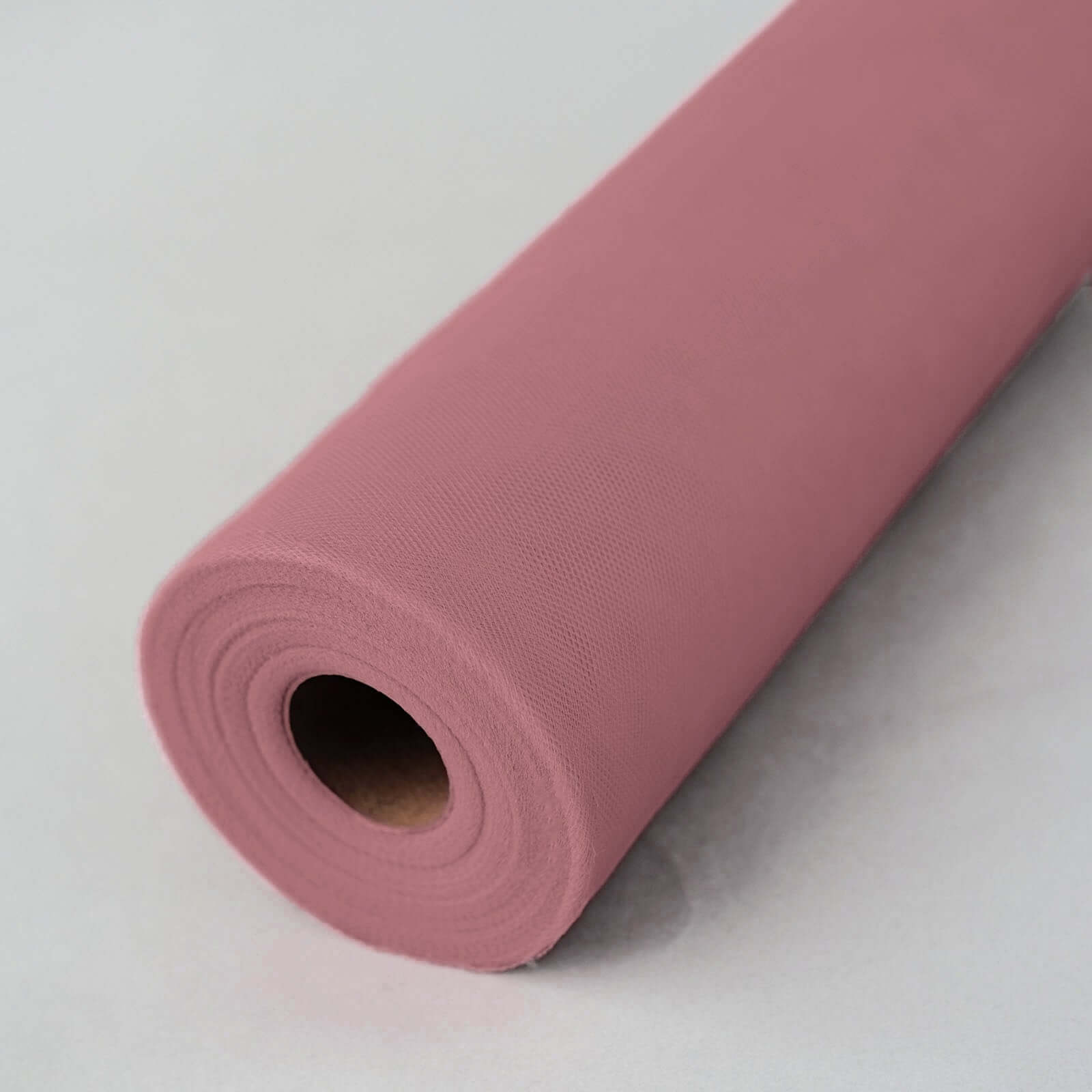 12"x100 Yards Dusty Rose Tulle Fabric Bolt, Sheer Fabric Spool Roll For Crafts - Bell Racket Store