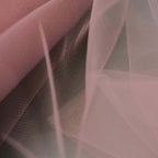 12"x100 Yards Dusty Rose Tulle Fabric Bolt, Sheer Fabric Spool Roll For Crafts - Bell Racket Store