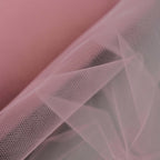12"x100 Yards Dusty Rose Tulle Fabric Bolt, Sheer Fabric Spool Roll For Crafts - Bell Racket Store