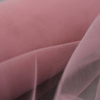 12"x100 Yards Dusty Rose Tulle Fabric Bolt, Sheer Fabric Spool Roll For Crafts - Bell Racket Store