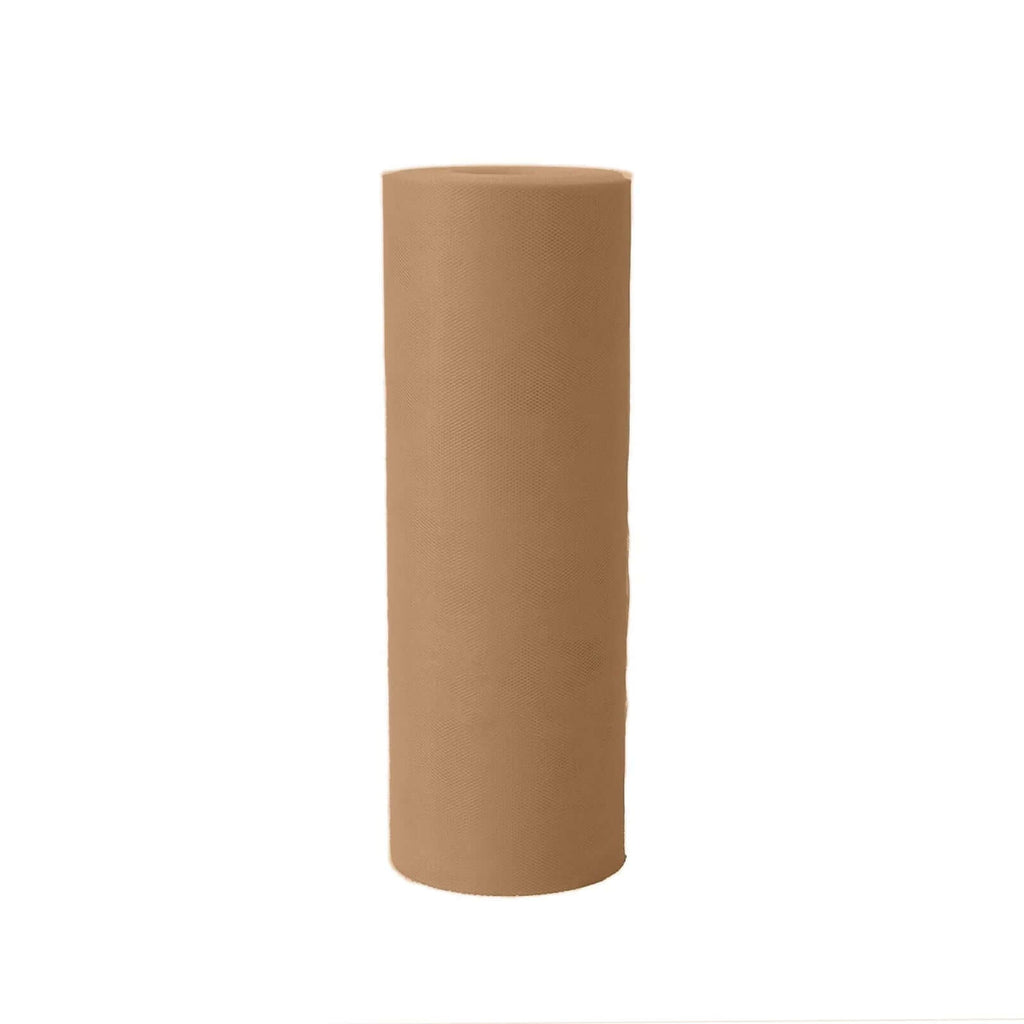 12"x100 Yards Natural Tulle Fabric Bolt, Sheer Fabric Spool Roll For Crafts - Bell Racket Store