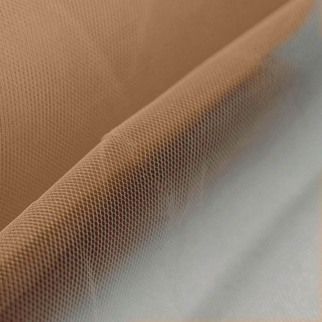12"x100 Yards Natural Tulle Fabric Bolt, Sheer Fabric Spool Roll For Crafts - Bell Racket Store