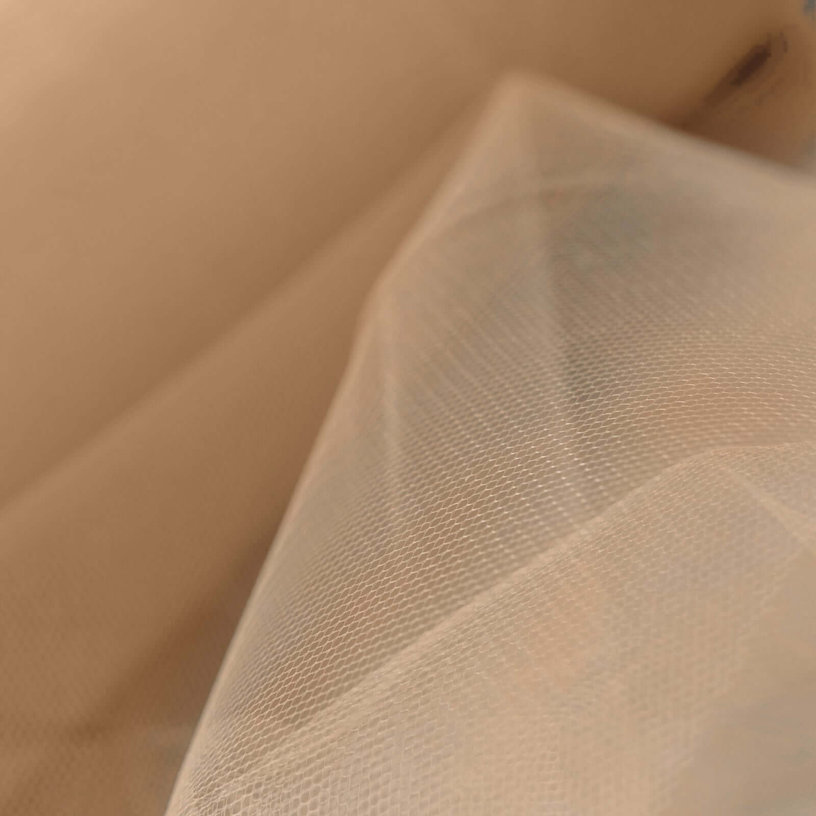 12"x100 Yards Natural Tulle Fabric Bolt, Sheer Fabric Spool Roll For Crafts - Bell Racket Store
