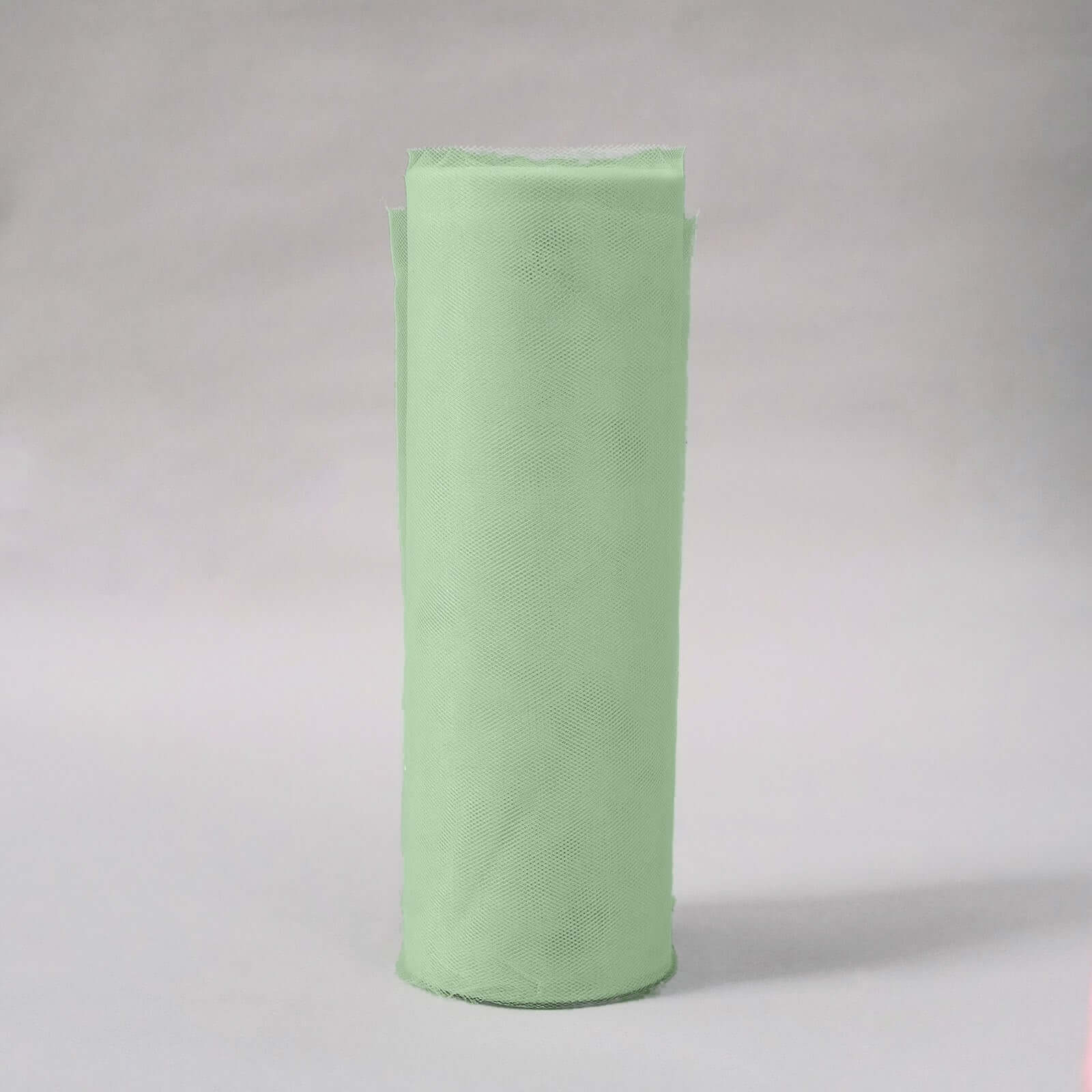 12"x100 Yards Sage Green Tulle Fabric Bolt, Sheer Fabric Spool Roll For Crafts - Bell Racket Store