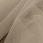 12"x100 Yards Taupe Tulle Fabric Bolt, Sheer Fabric Spool Roll For Crafts - Bell Racket Store