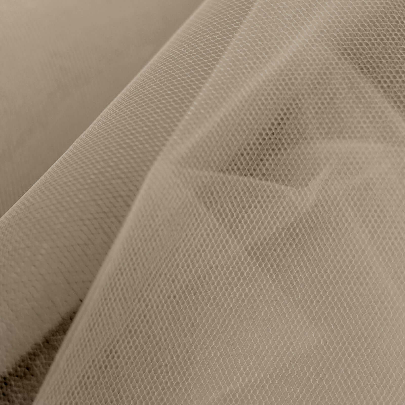 12"x100 Yards Taupe Tulle Fabric Bolt, Sheer Fabric Spool Roll For Crafts - Bell Racket Store