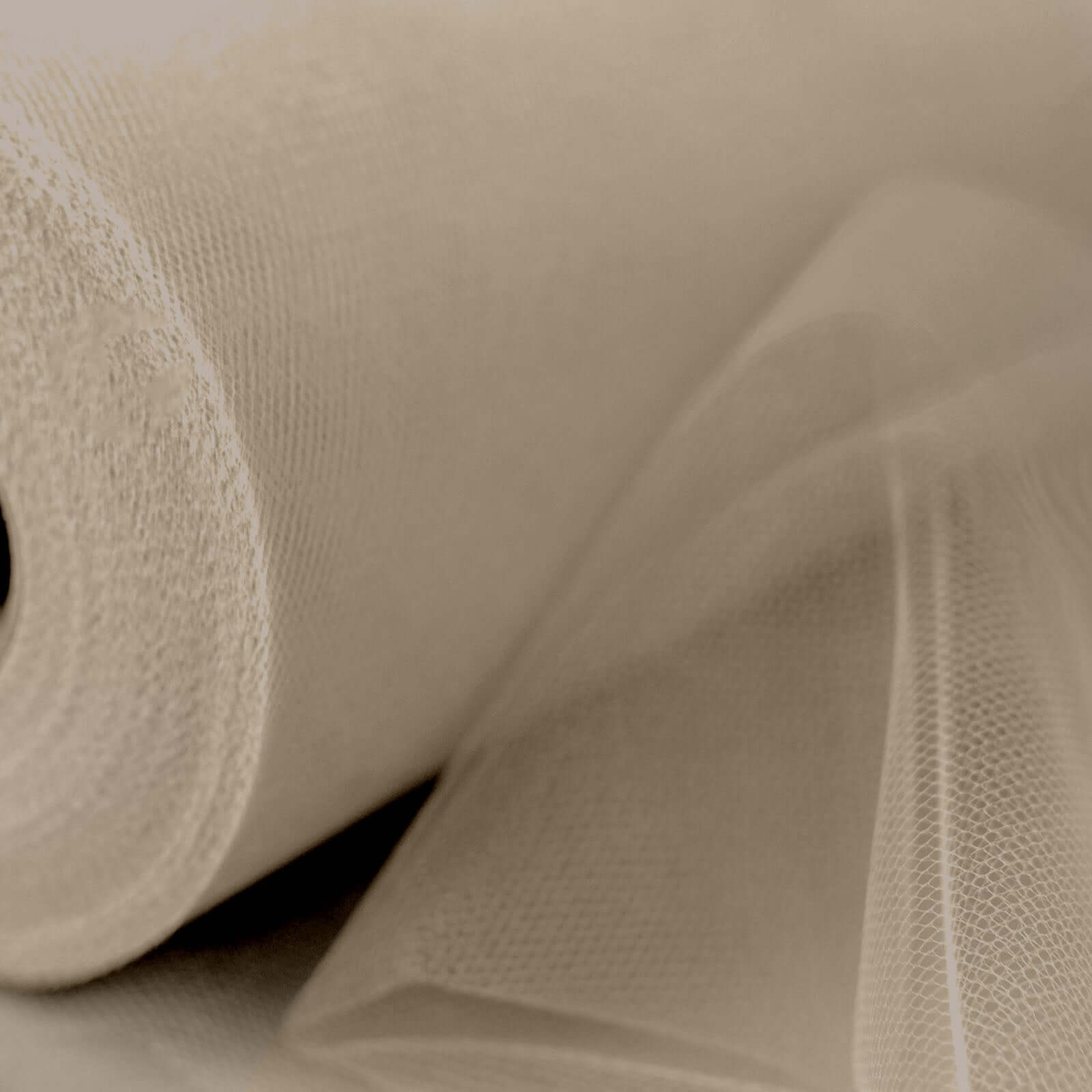 12"x100 Yards Taupe Tulle Fabric Bolt, Sheer Fabric Spool Roll For Crafts - Bell Racket Store